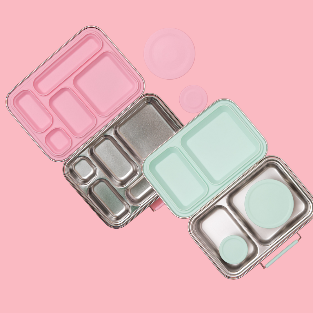 five compartment and two compartment stainless steel leak proof lunchbox 