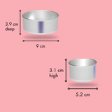 round stainless steel snack pot sets external dimensions