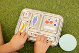 reusable lunch box stickers tutti frutti fun