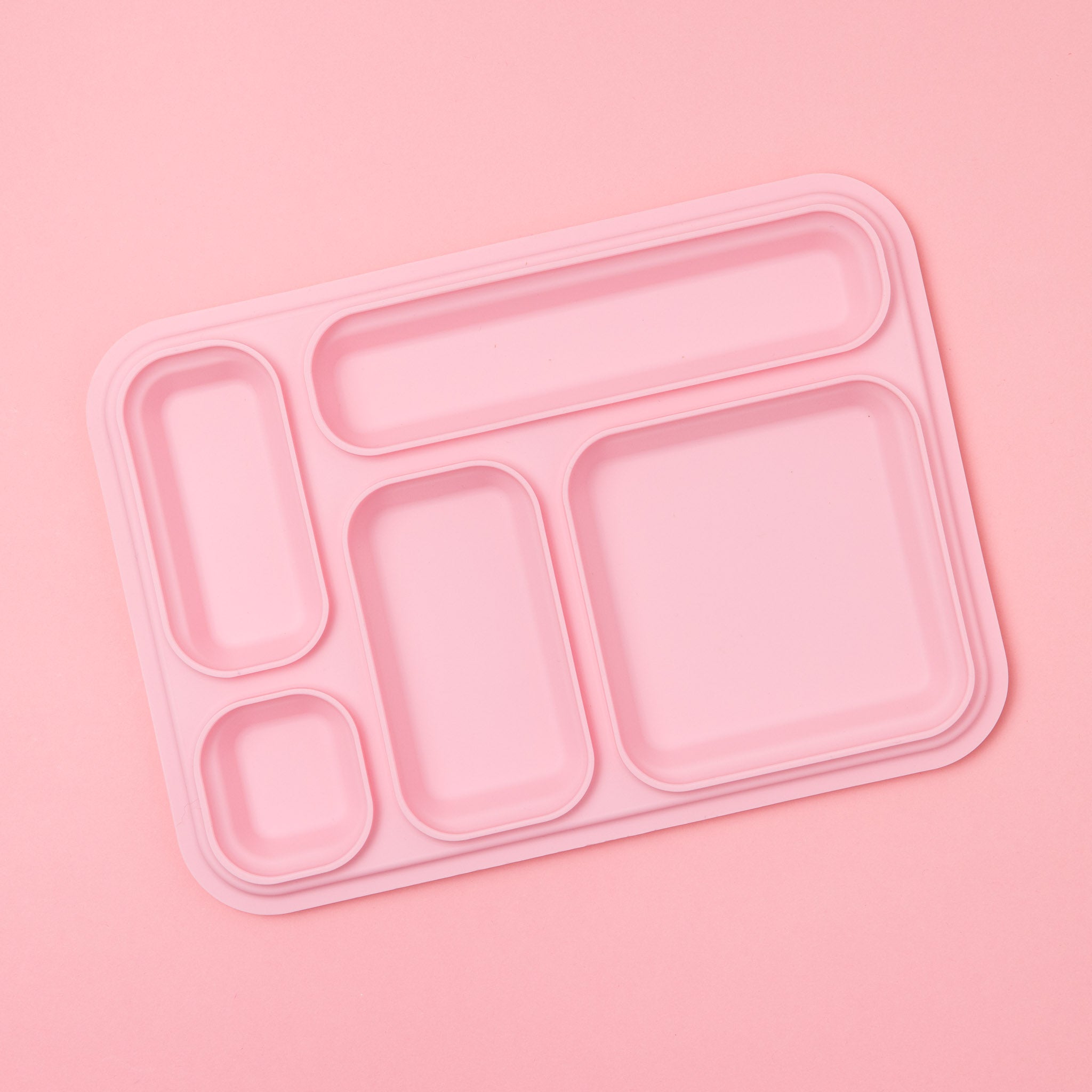 light pink replacement seal for 5 compartment stainless steel lunch box 